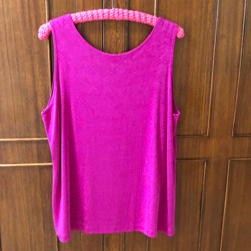Chicos traveler tank top size 3 in pink
